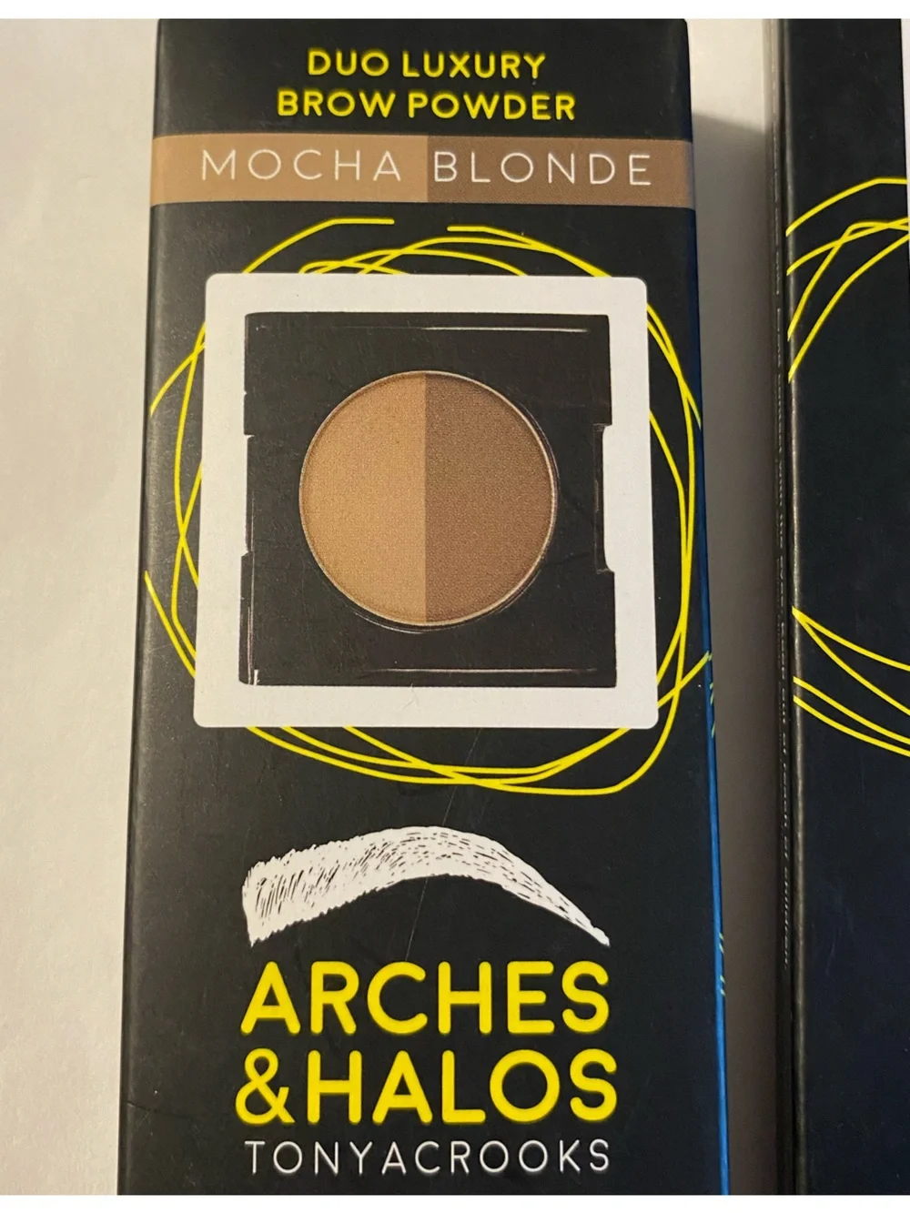 Lot of 3 Professional Eyebrow Makeup Products Arches & Halos Shade Mocha Blonde